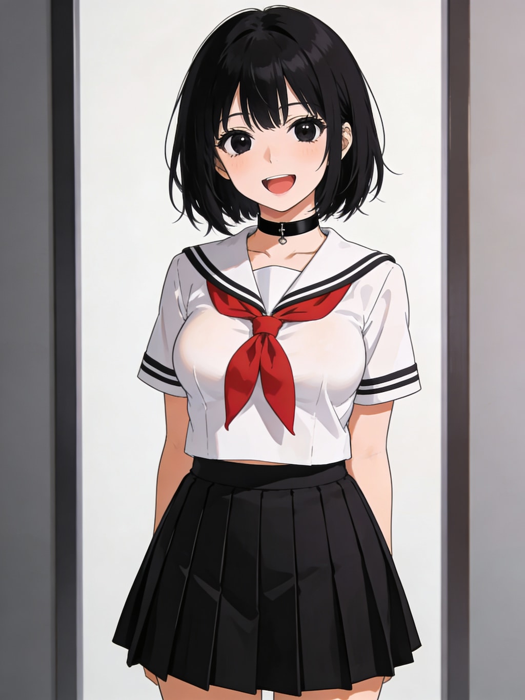 セーラー服少女(Seedream4.5)