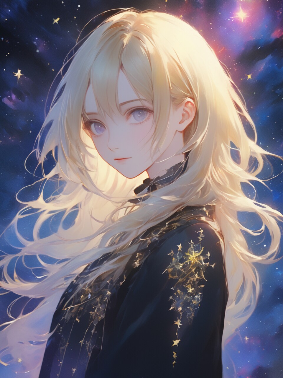 夜空色の衣装XL