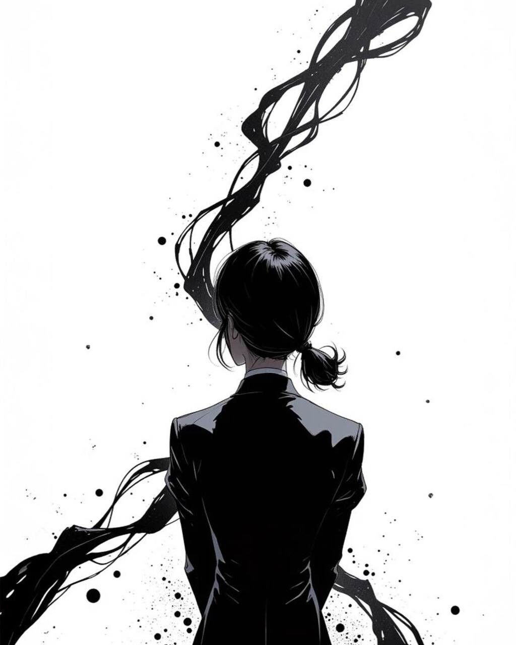 なんか黒いもんが出てますよ