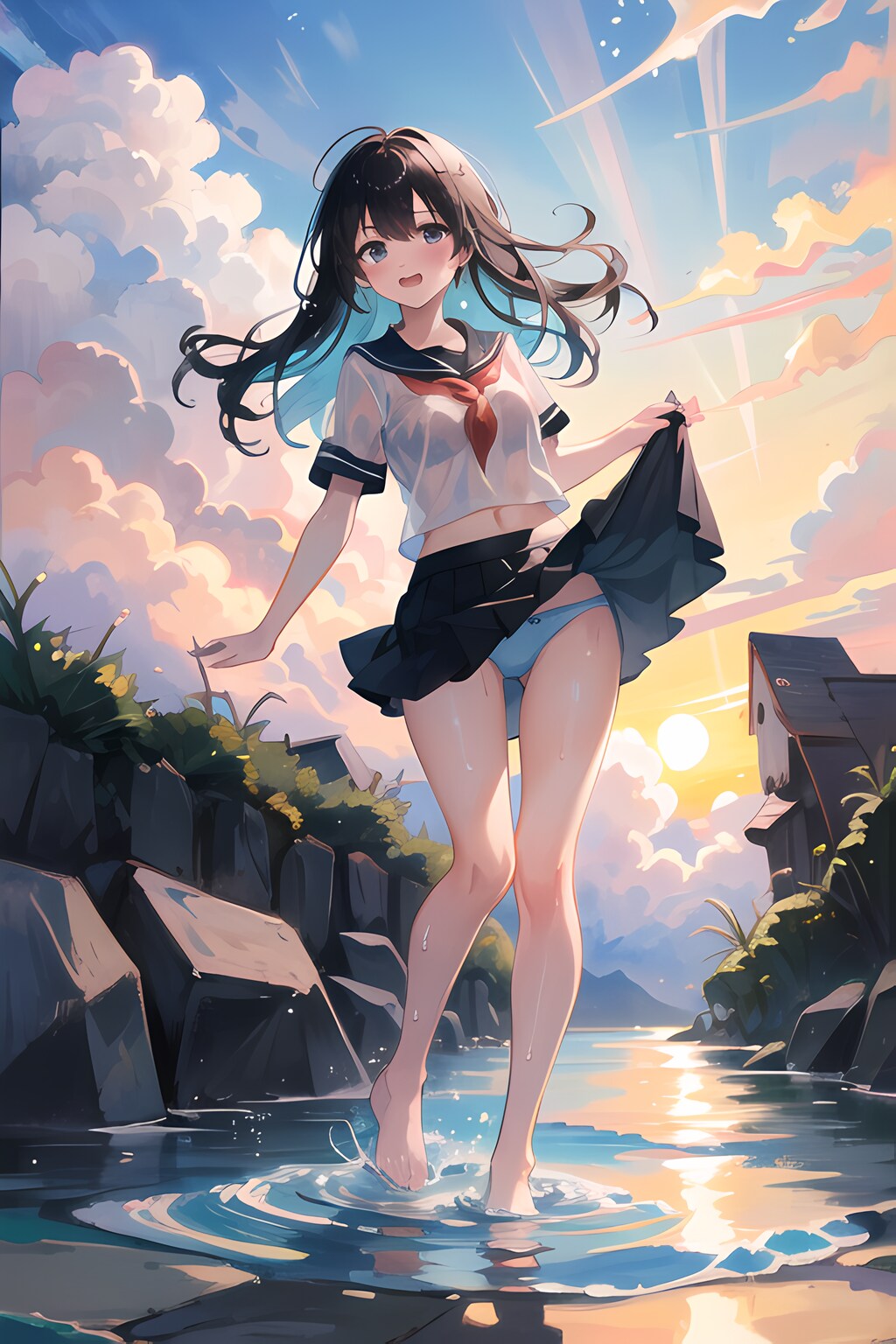 セーラー服少女