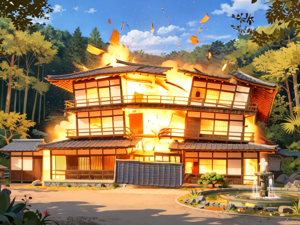 チェックアウト（四日目）【パラパライラスト】