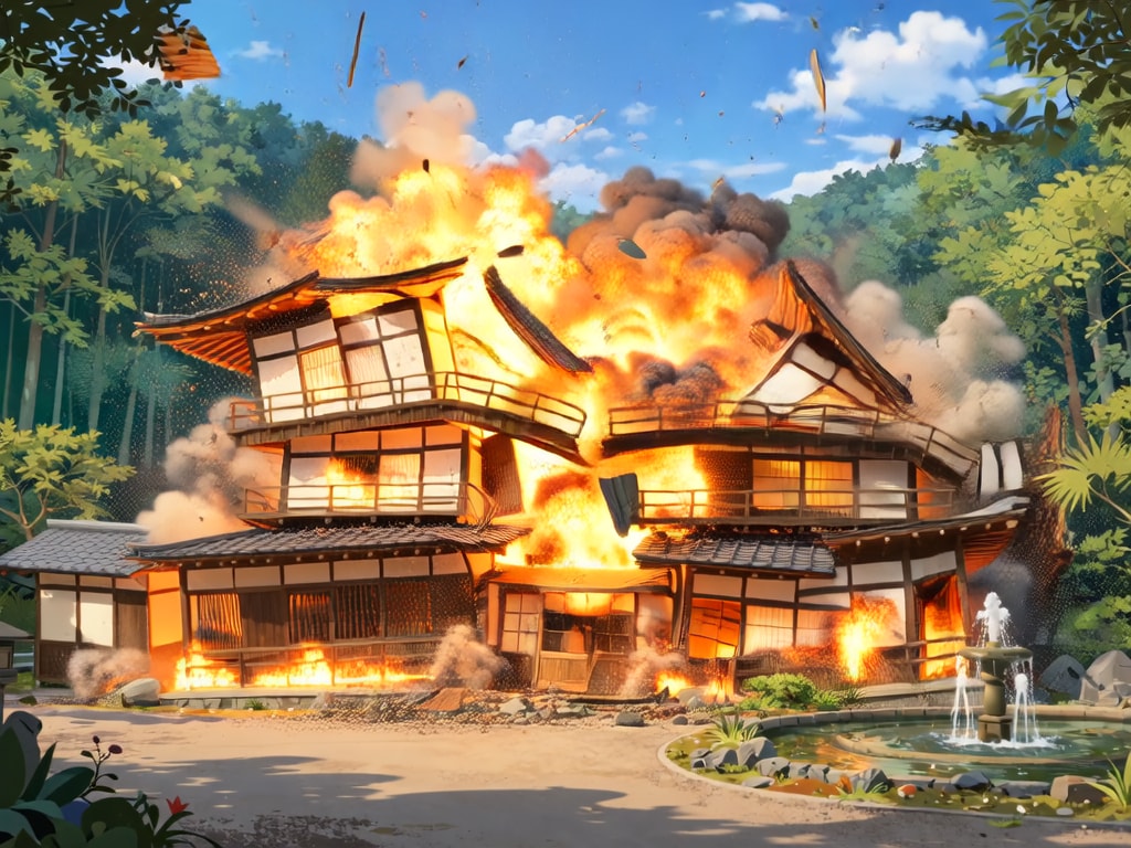 チェックアウト（四日目）【パラパライラスト】