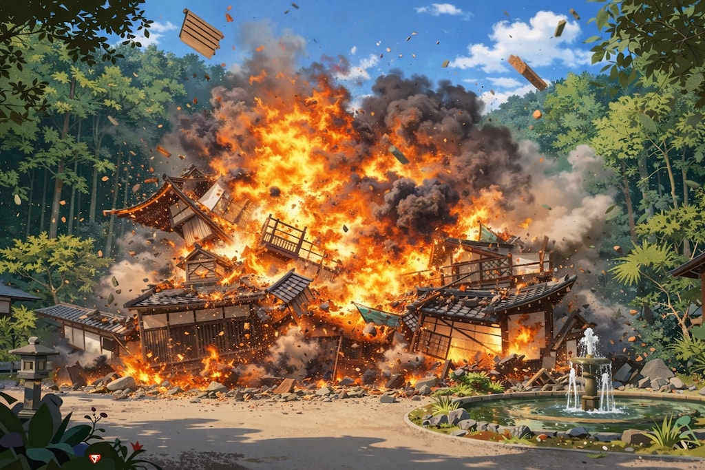 チェックアウト（四日目）【パラパライラスト】