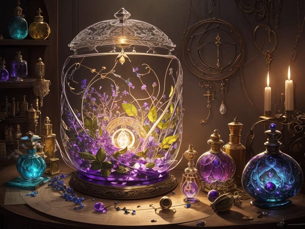 植物魔法の実験