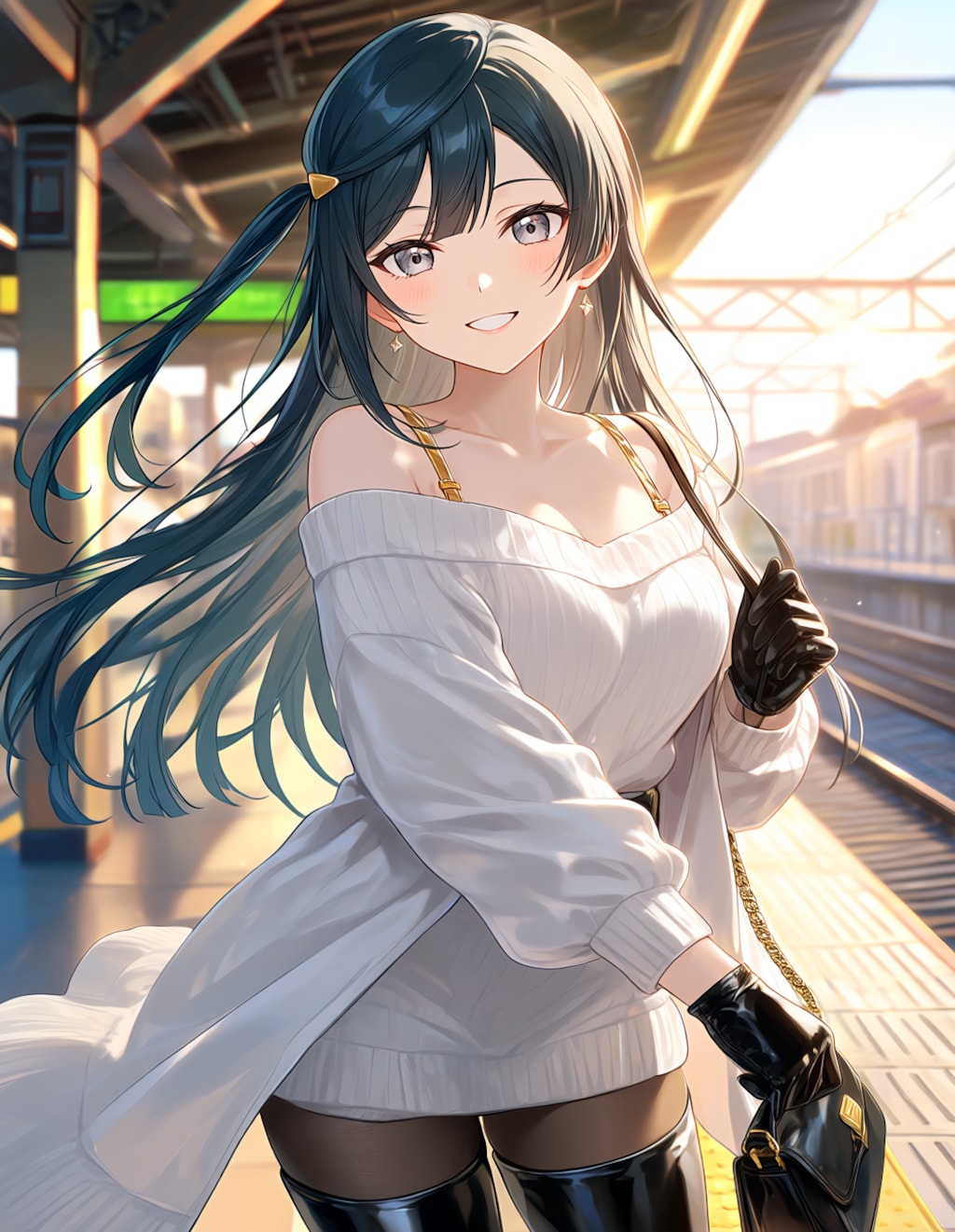 少しおめかししたせっつー(PixAI版)