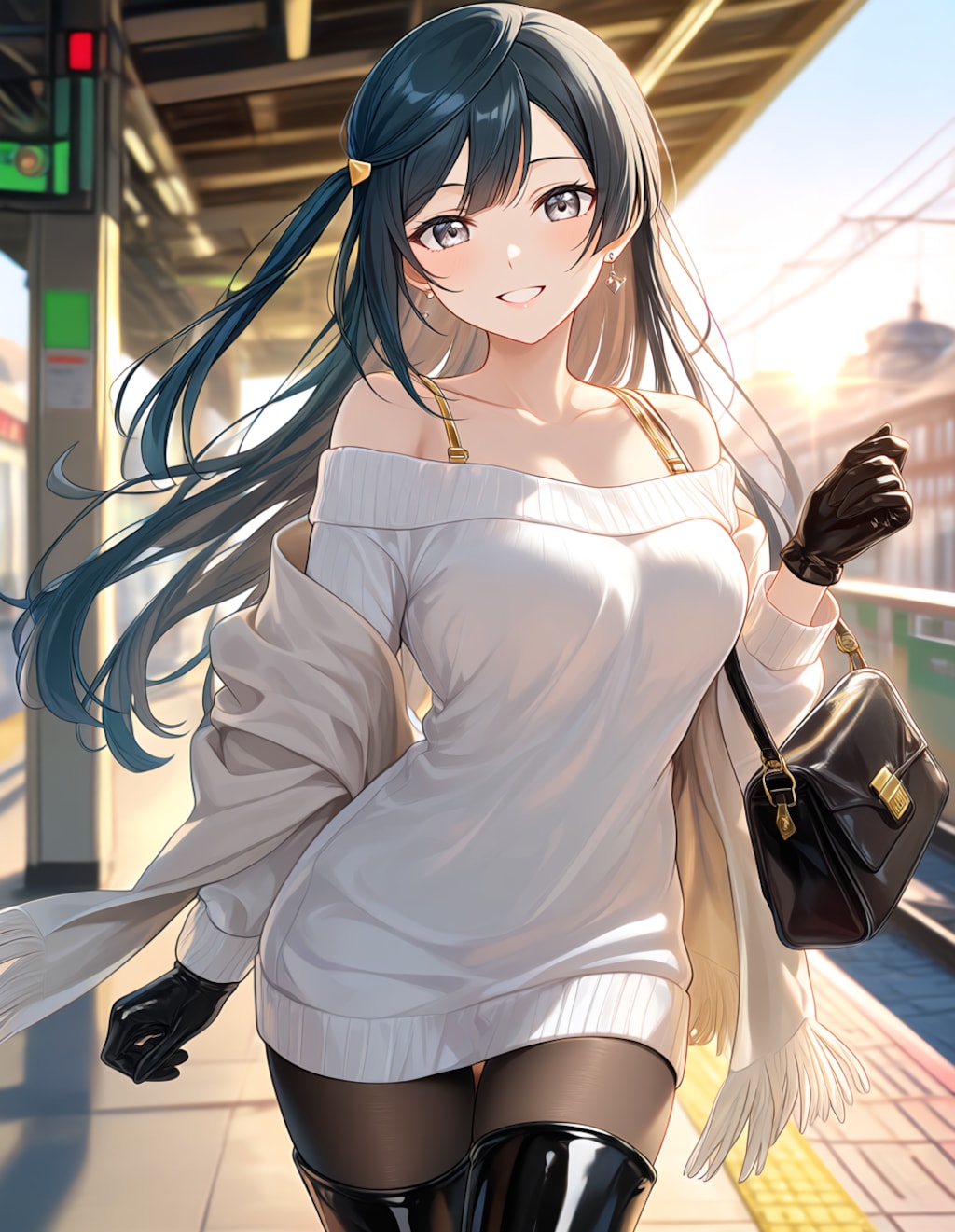 少しおめかししたせっつー(PixAI版)