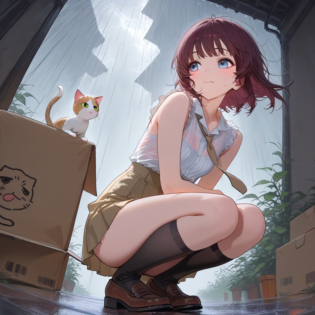 君と箱と雨宿り