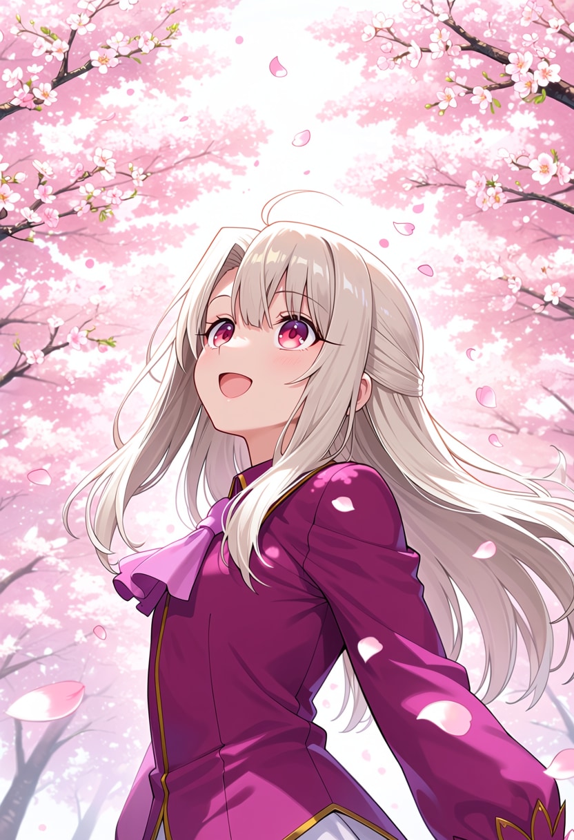 桜舞う春の午後