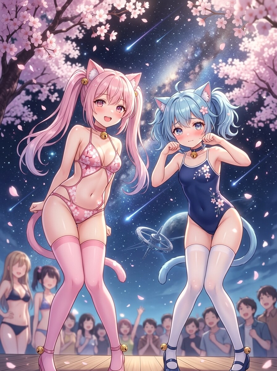 春の水着