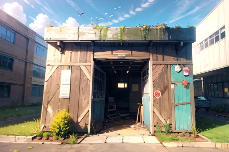 小屋 | の人気AIイラスト・グラビア