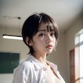 運動終わりの着替え女子 7枚目
