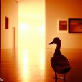 Duck visits art museum 11枚目