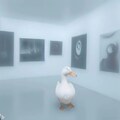Duck visits art museum 3枚目