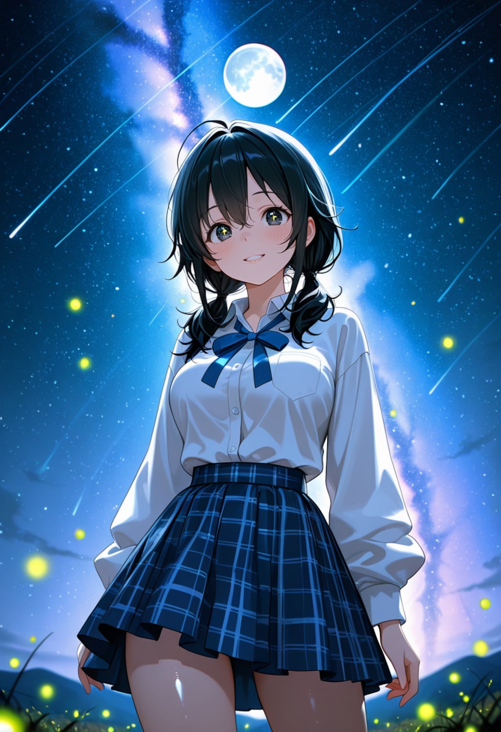 蛍と流星雨