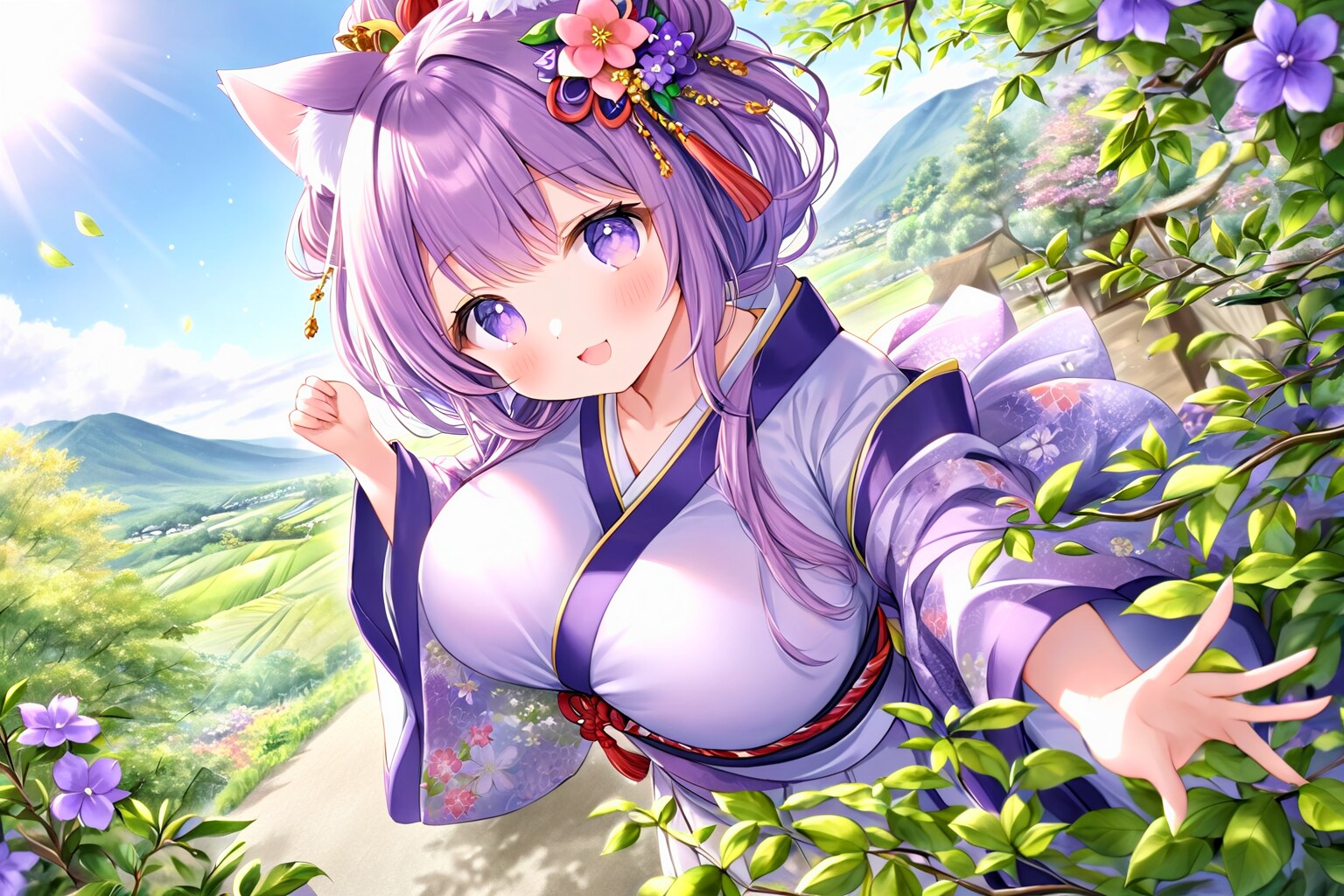 着物少女
