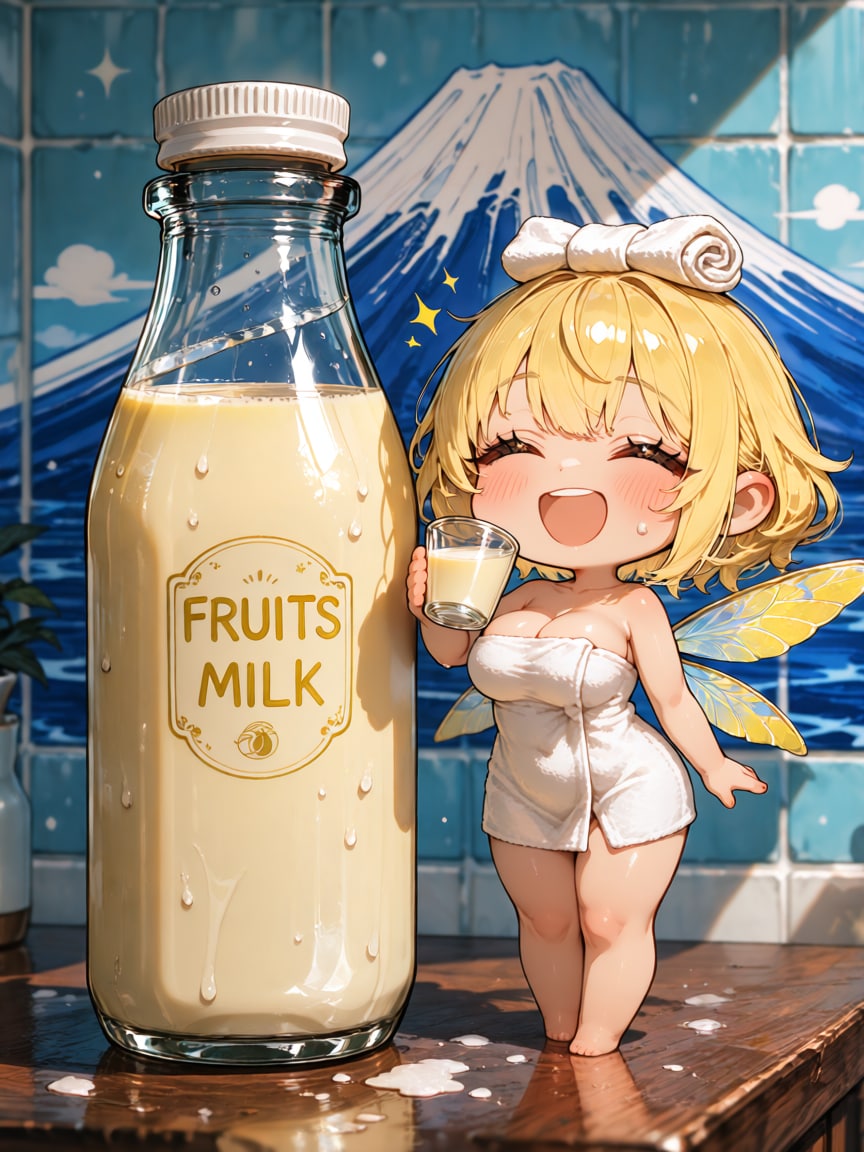 フルーツ牛乳の妖精