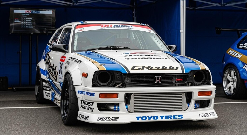 トーヨータイヤシビックのドリ車