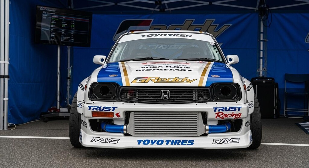 トーヨータイヤシビックのドリ車