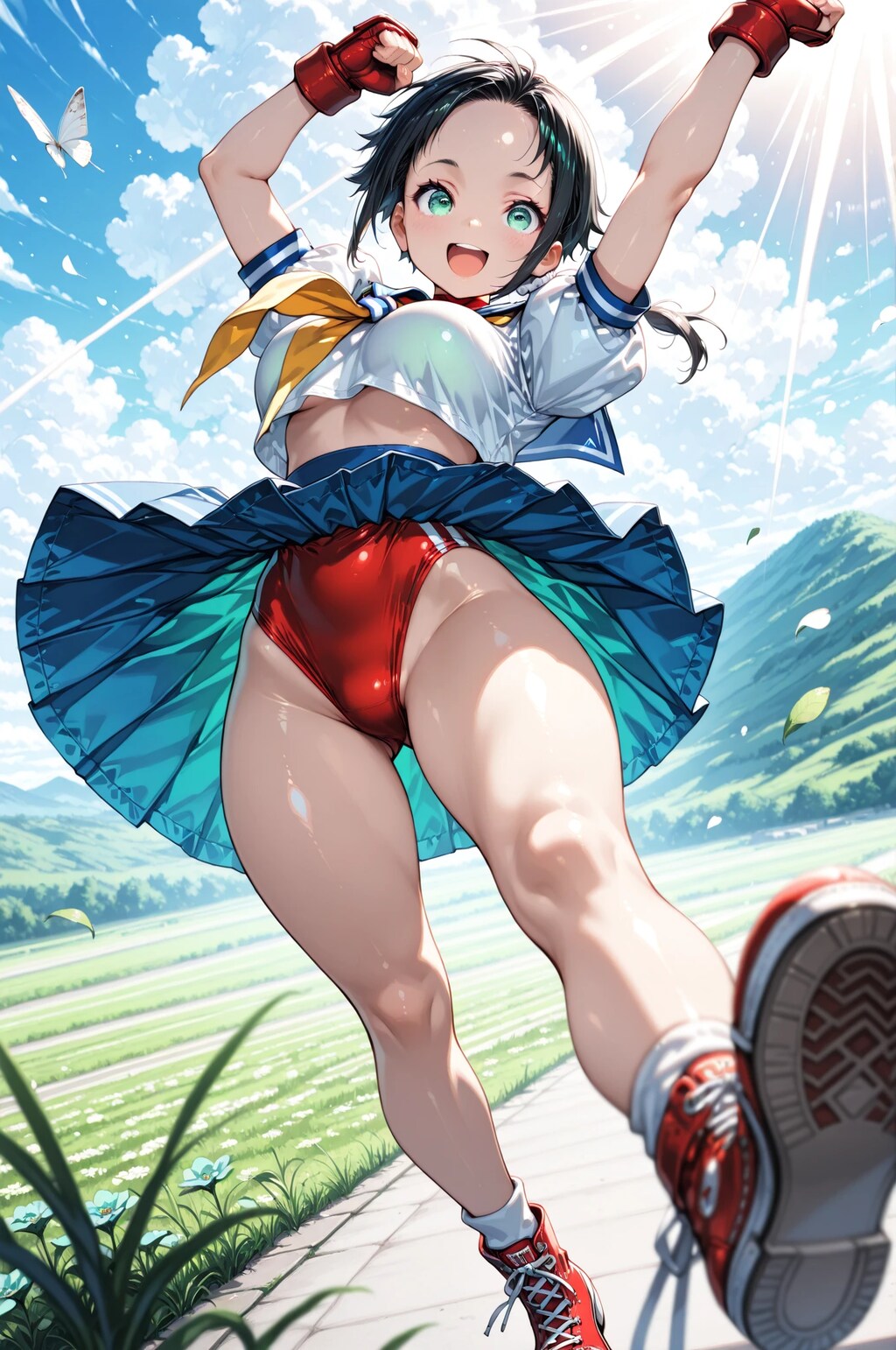 【あずさ】春日野さくらのコスプレなのですっ！02