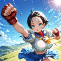 【あずさ】春日野さくらのコスプレなのですっ！02 2枚目