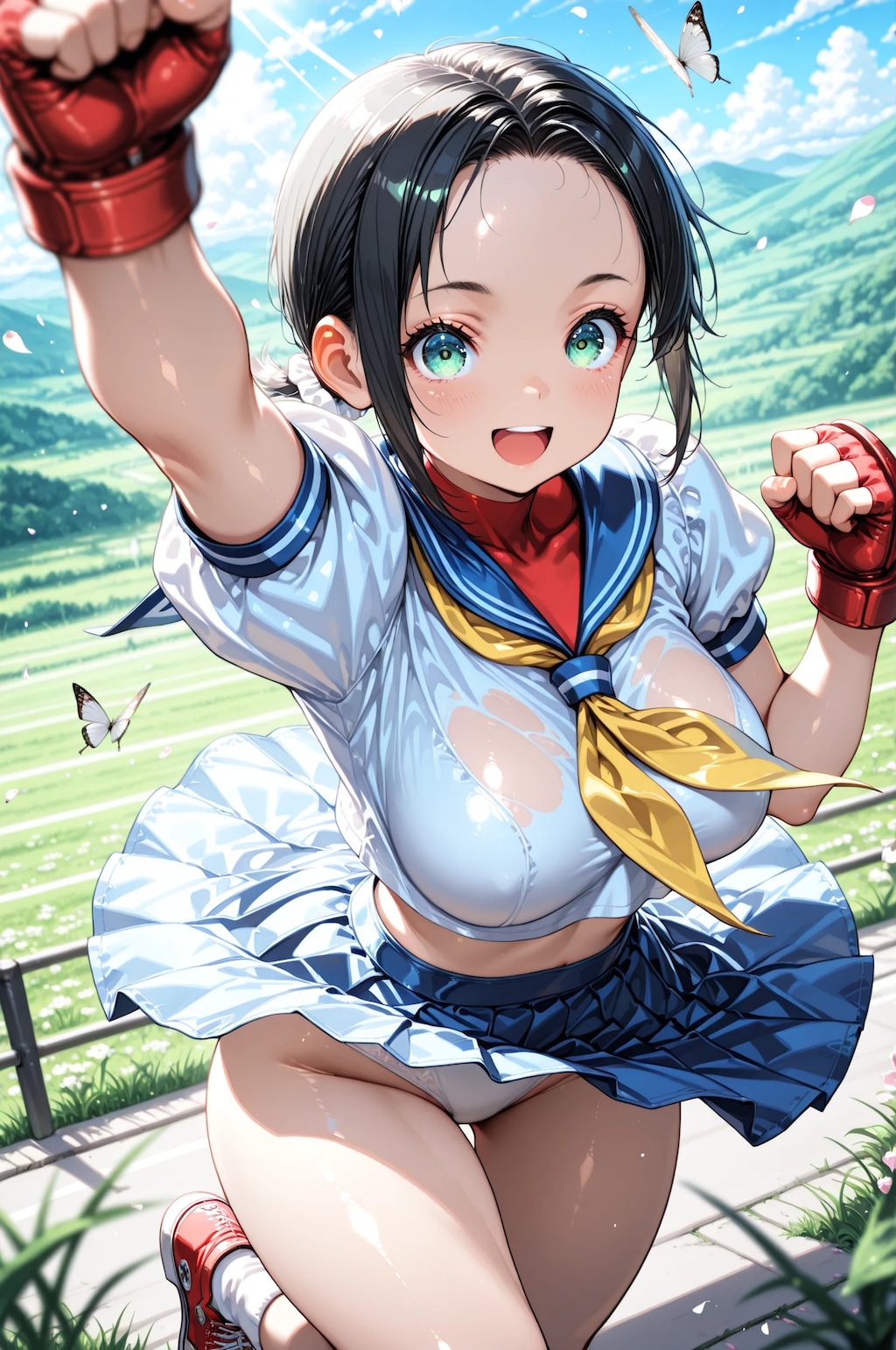【あずさ】春日野さくらのコスプレなのですっ！02