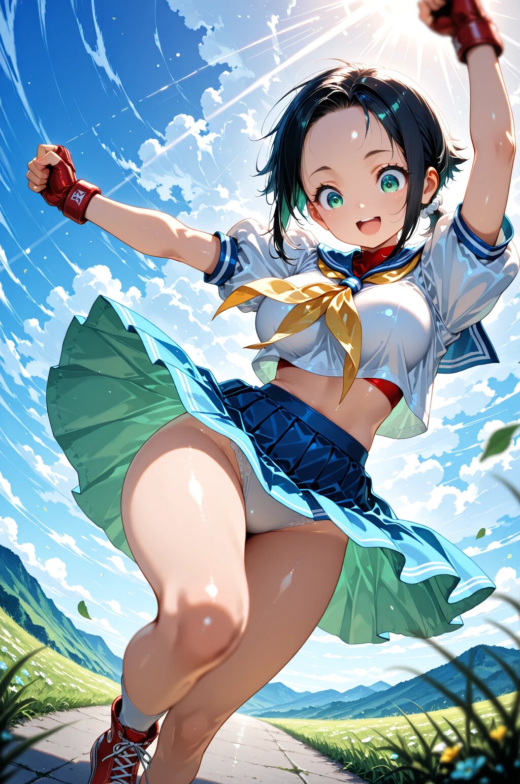 【あずさ】春日野さくらのコスプレなのですっ！02