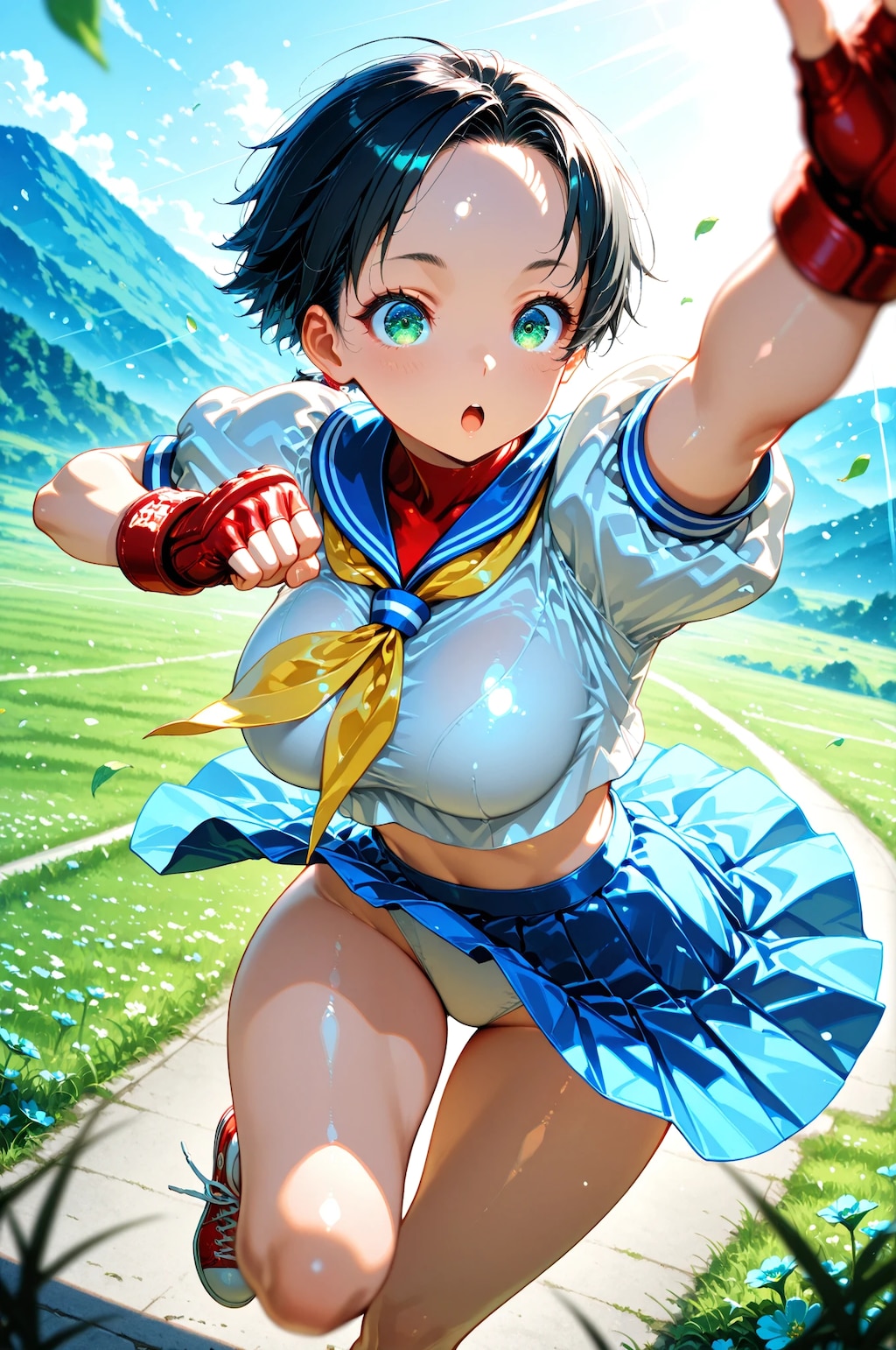 【あずさ】春日野さくらのコスプレなのですっ！02