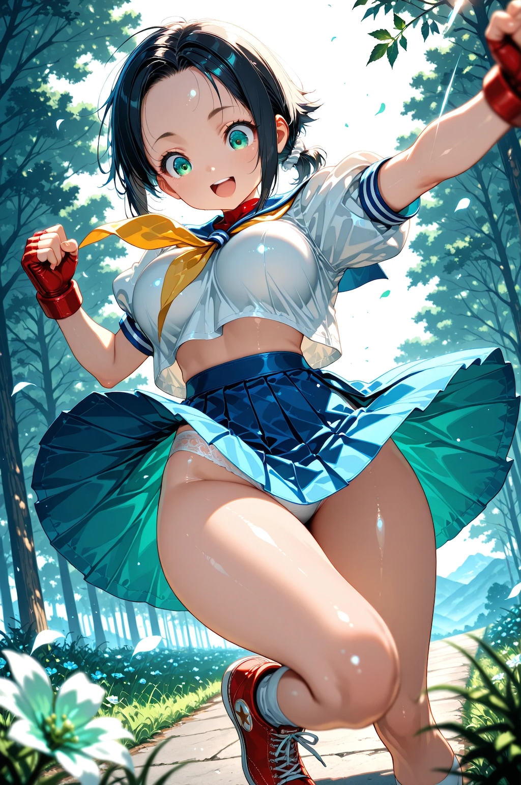 【あずさ】春日野さくらのコスプレなのですっ！02