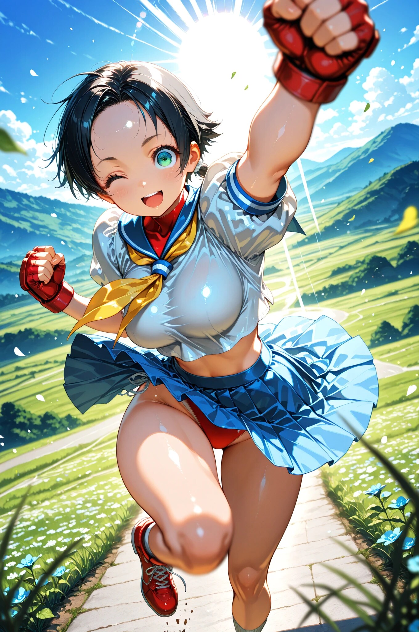 【あずさ】春日野さくらのコスプレなのですっ！02