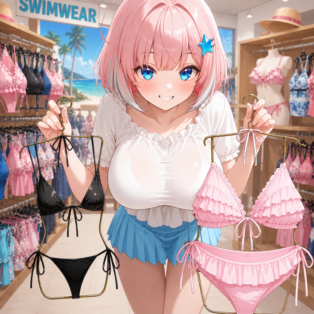 理紗姉と水着ショップ