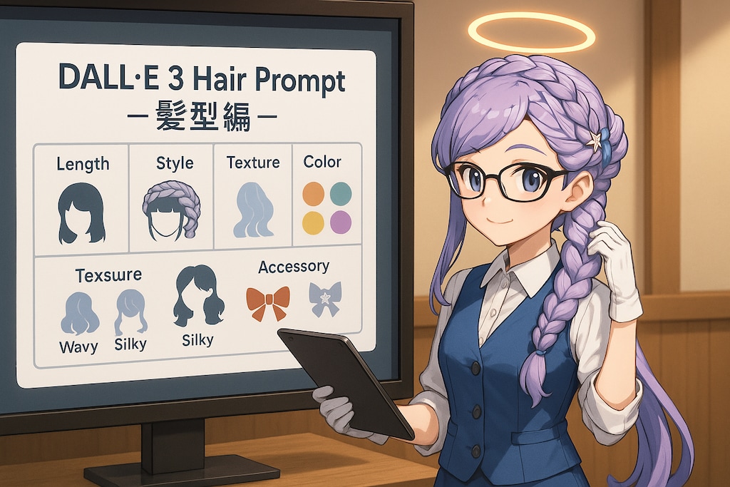 DALL-E3プロンプト［髪型編］