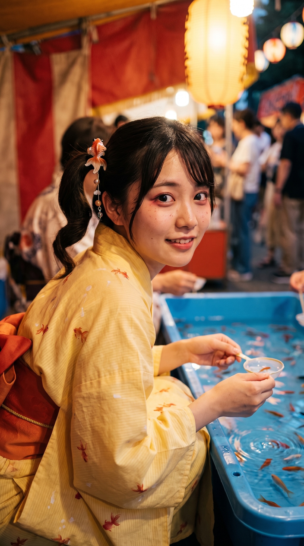 A Golden Catch at the Summer Festival