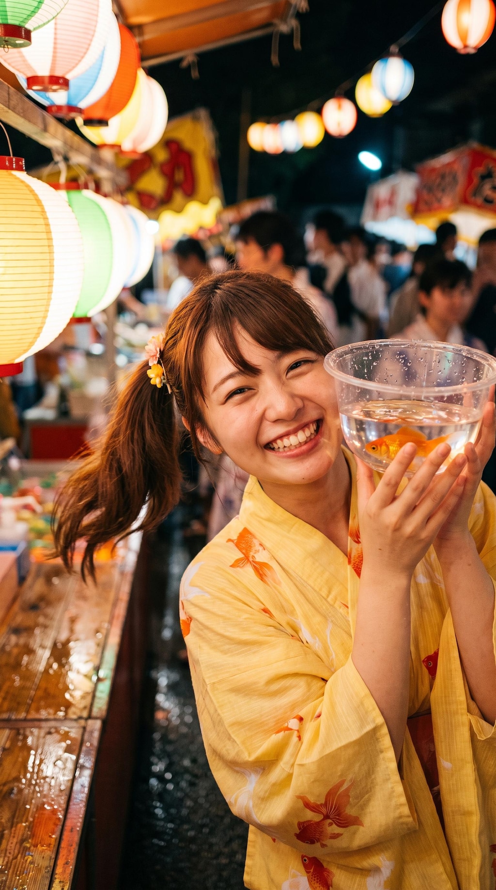 A Golden Catch at the Summer Festival