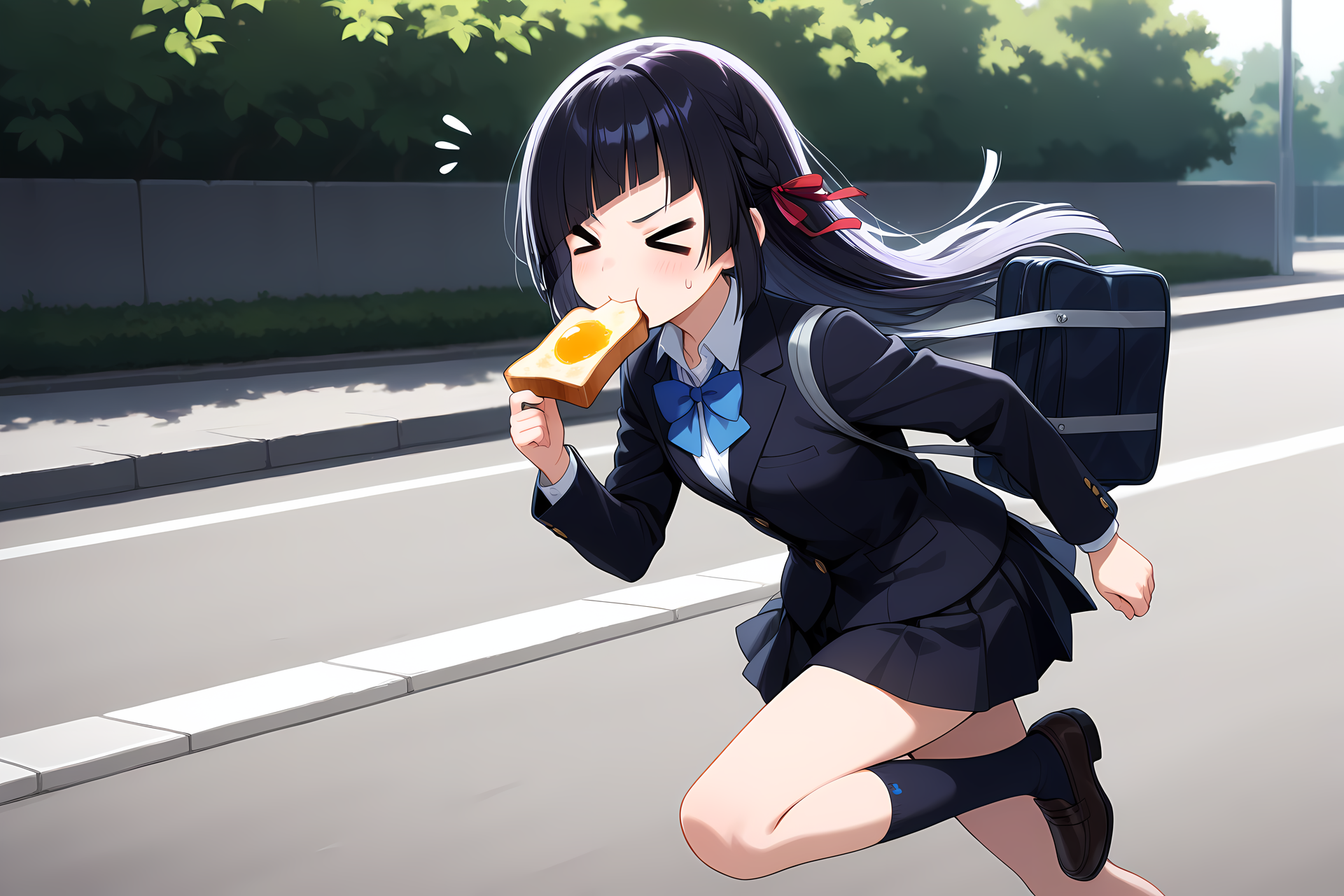 遅刻遅刻ー！ | の人気AIイラスト・グラビア