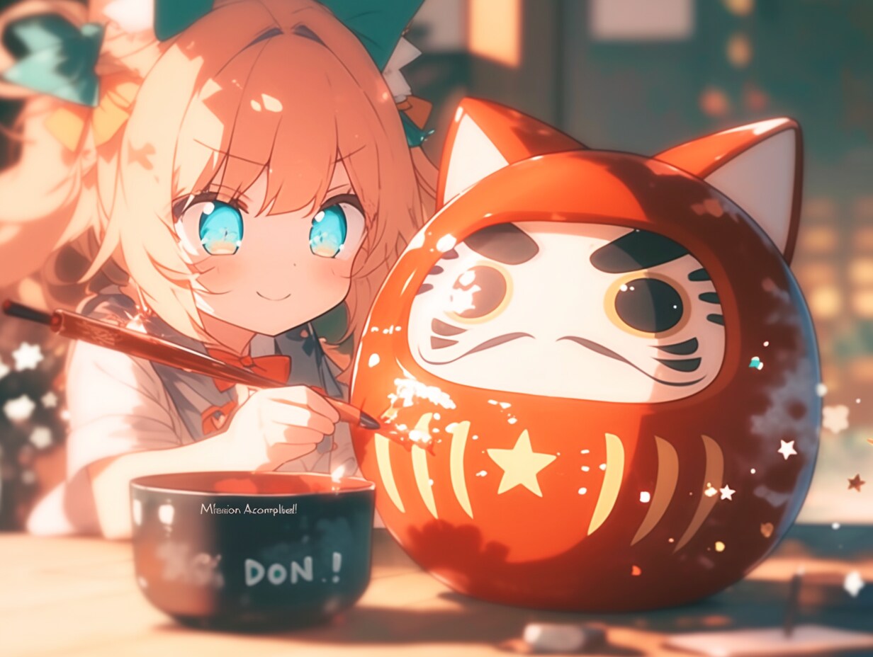ダルマに願いを | の人気AIイラスト・グラビア