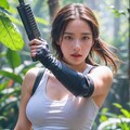 [HANNAH] "Lara Croft" コスプレ 4枚目