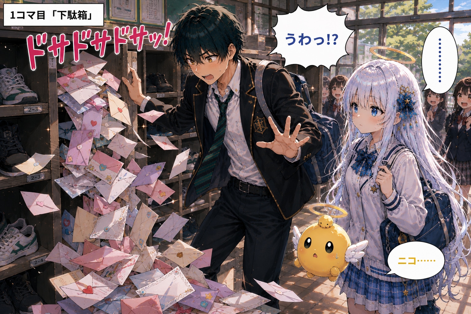 テラノくん！下駄箱すごいことになっているなのら～！ | の人気AIイラスト・グラビア