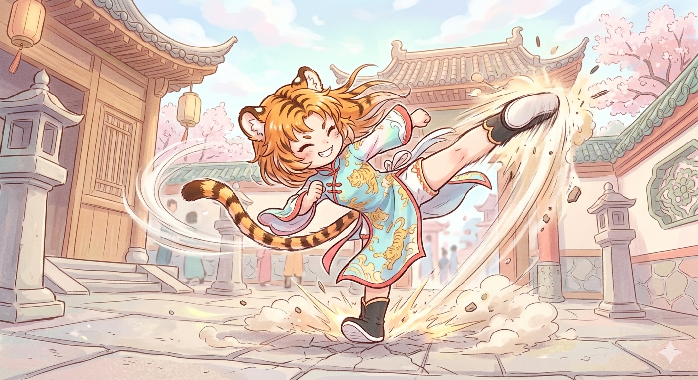 ケモミミカンフー91 | の人気AIイラスト・グラビア
