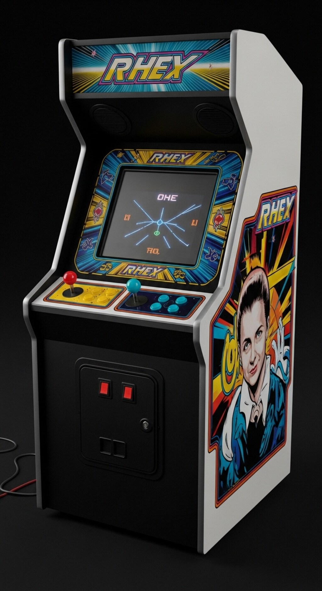 レトロなアーゲードゲーム機