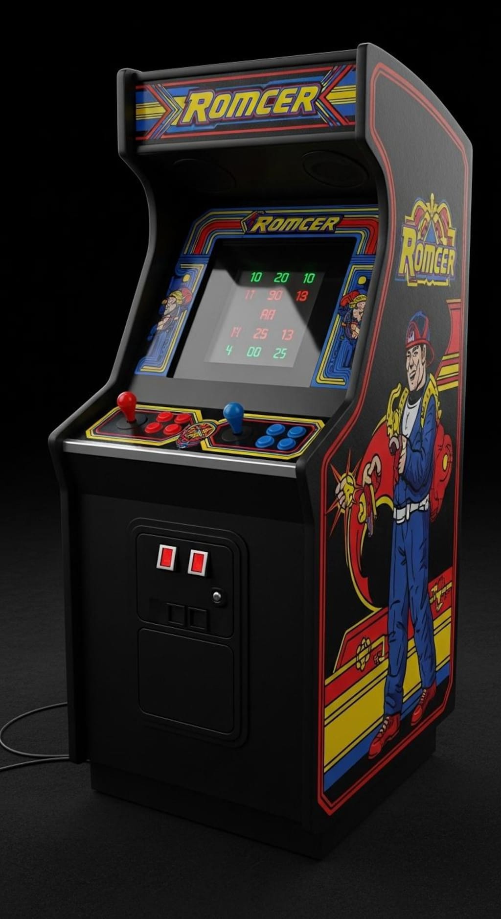 レトロなアーゲードゲーム機