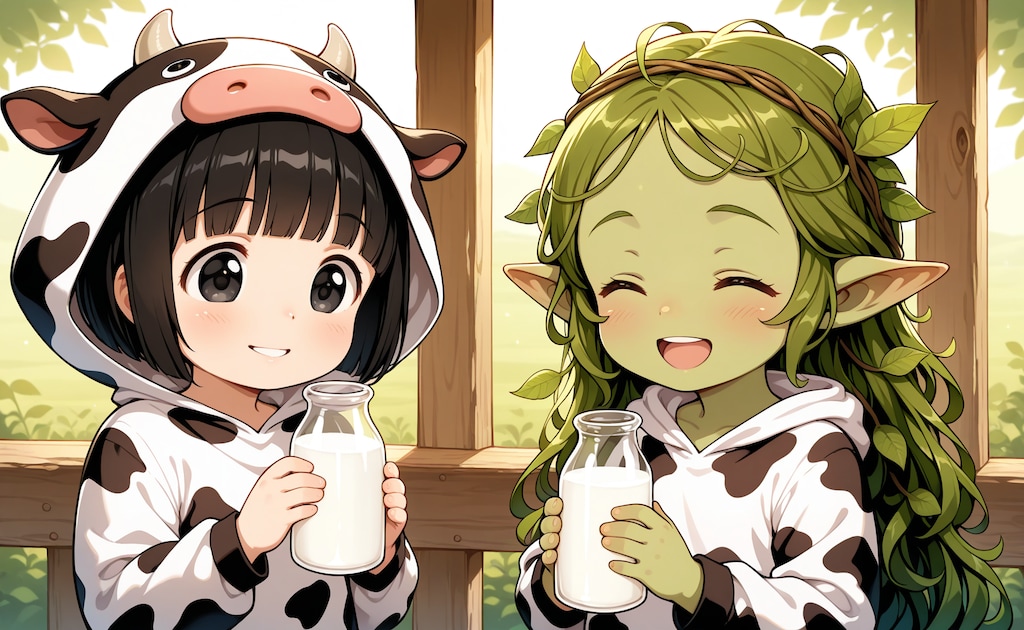 ミルクいっぱい！