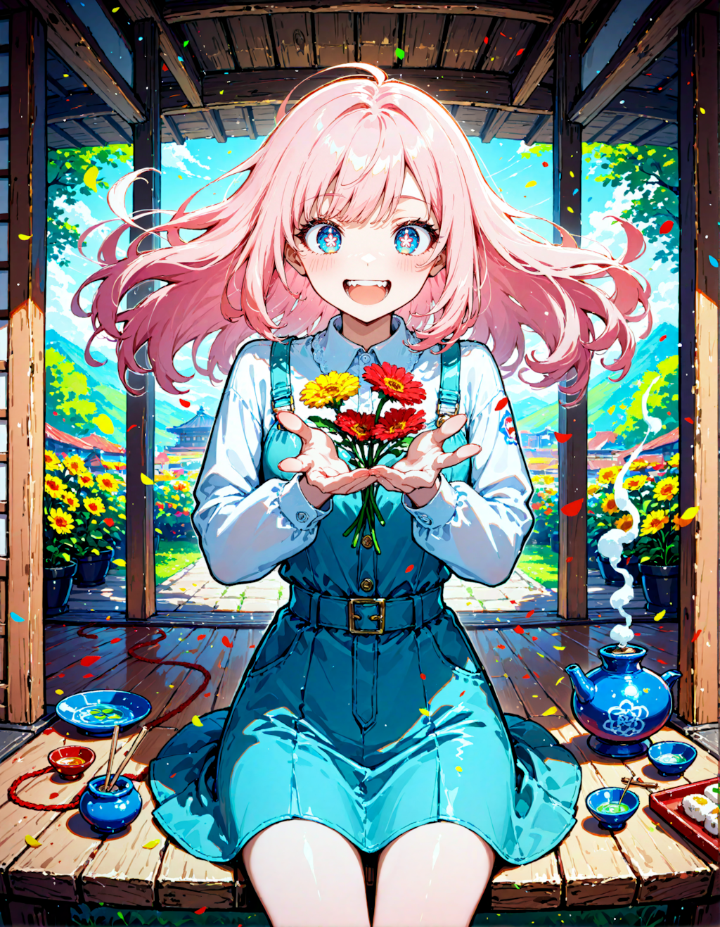 今日はガーベラ記念日。お香の日。ウッドデッキの日。よい歯の日　その７