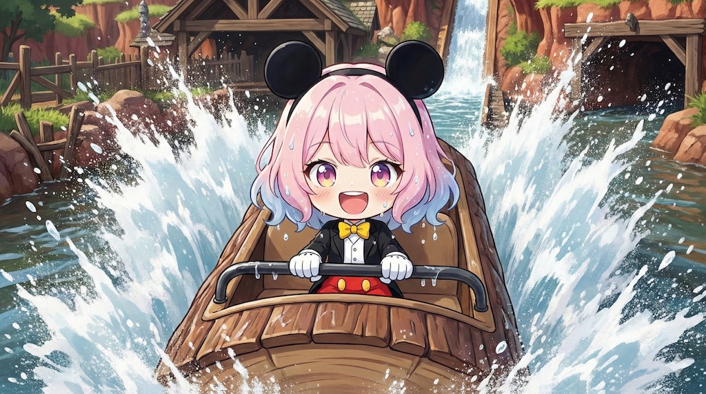 ミッキーの格好をしてみた