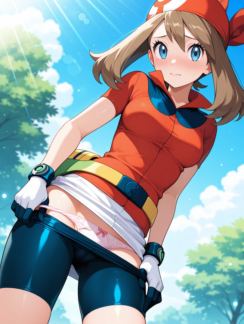 ポケモン ハルカ 野外でおしっこ