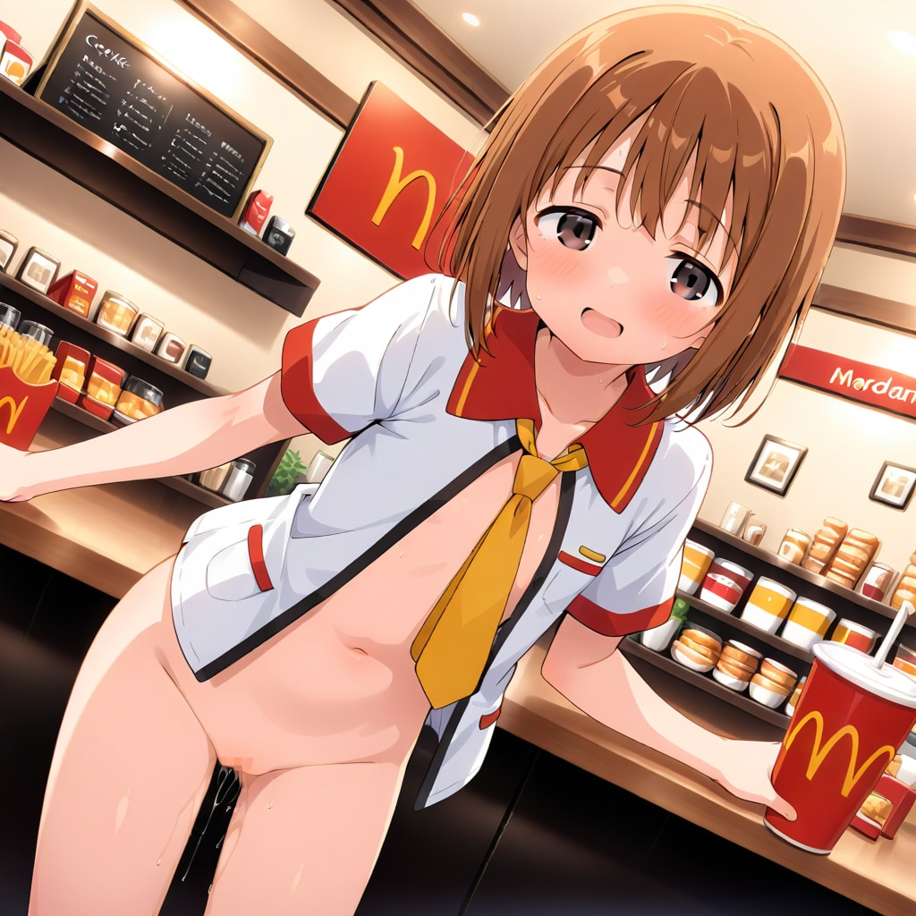 暑いんで、この恰好で仕事します