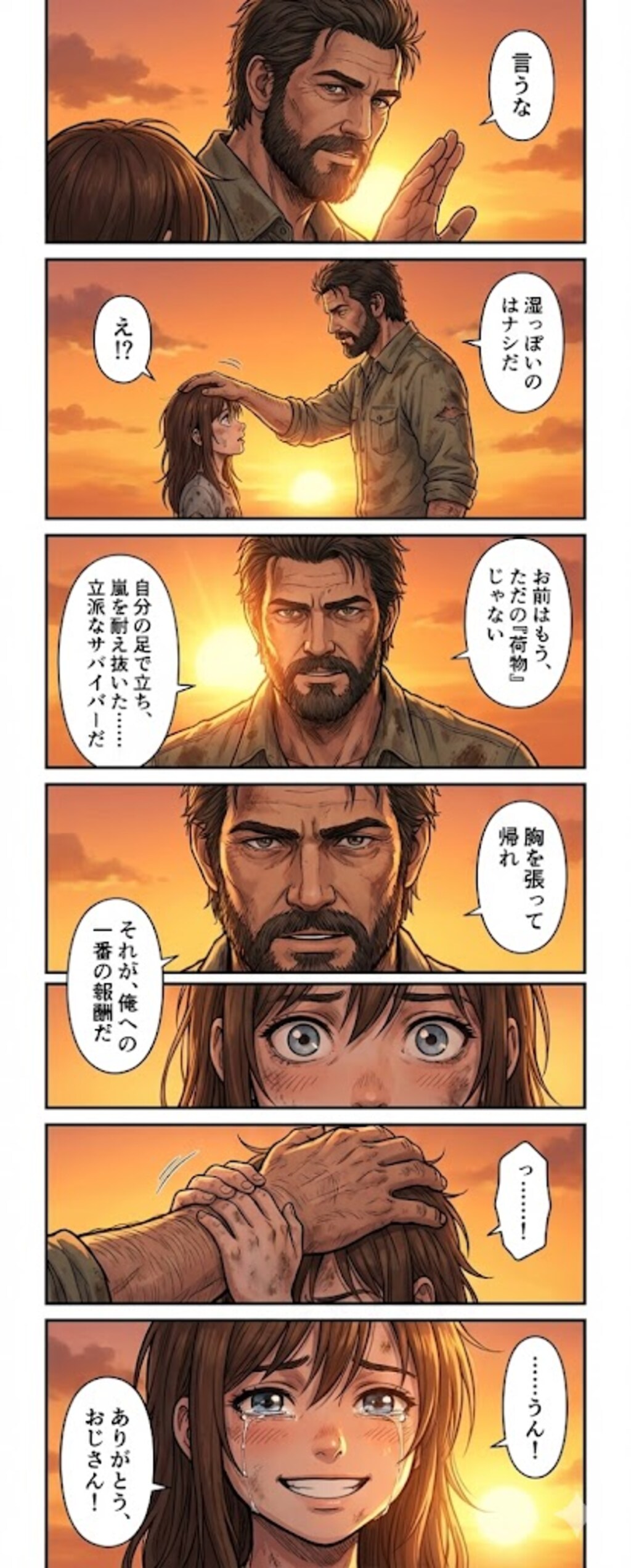 無人島でわからせられるメスガキ漫画その３