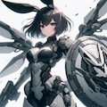 黒兎メカっ娘♪（前半、目元修正版＆後半、Dalleオリジナル版） 9枚目