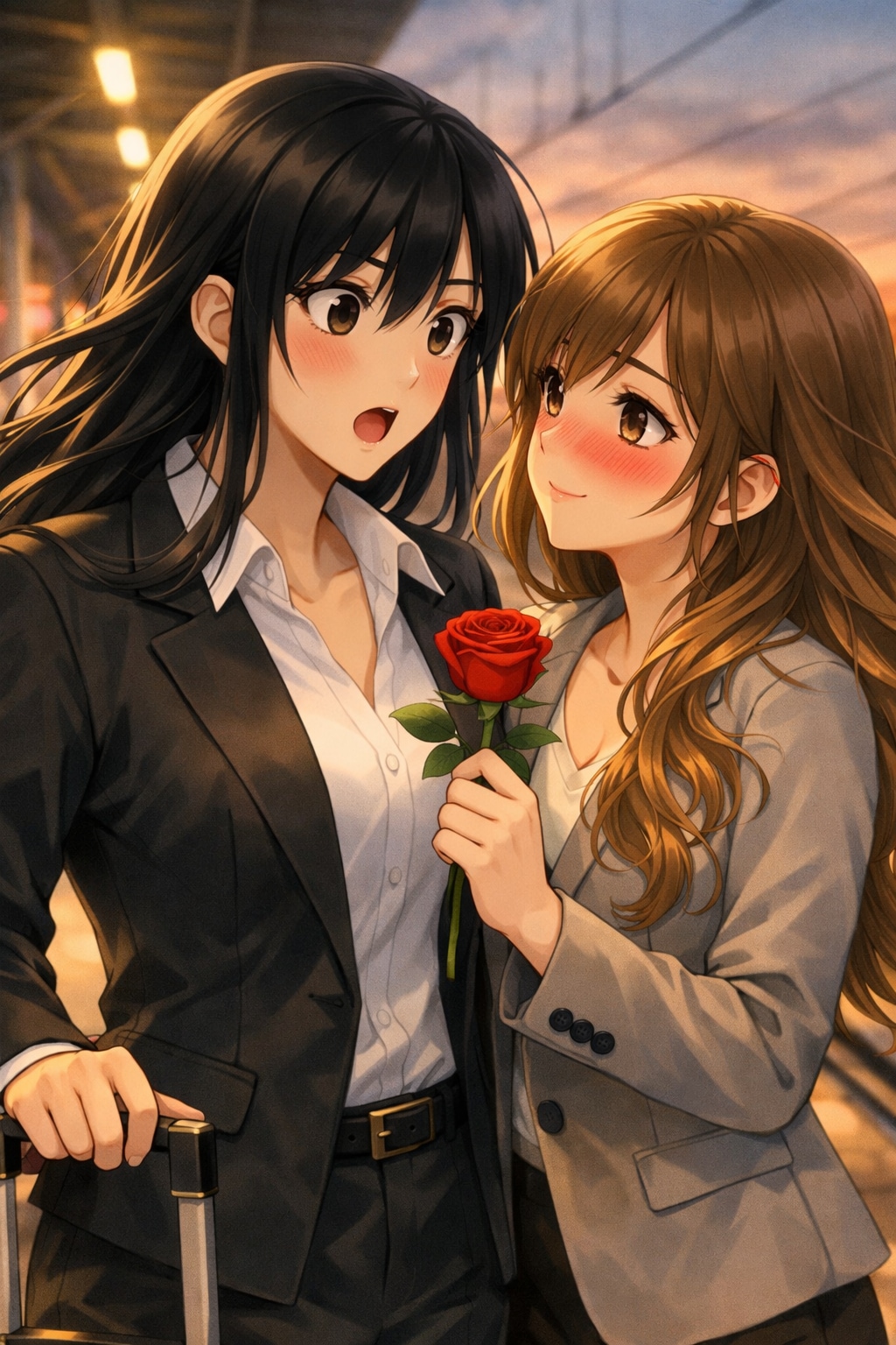 あなたしかいない。（薔薇の花、1輪）