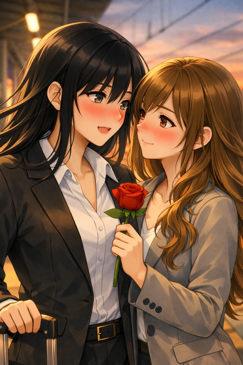 あなたしかいない。（薔薇の花、1輪）