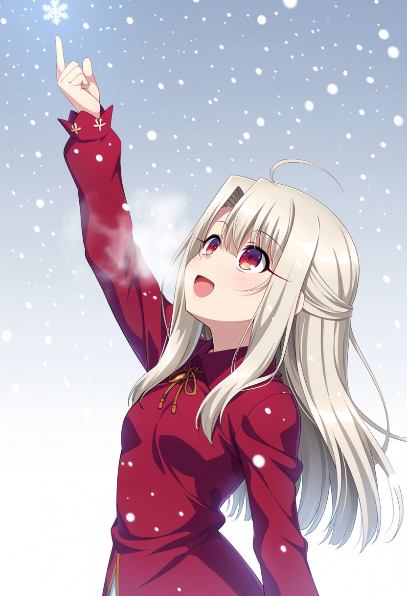 初雪と魔法の予感